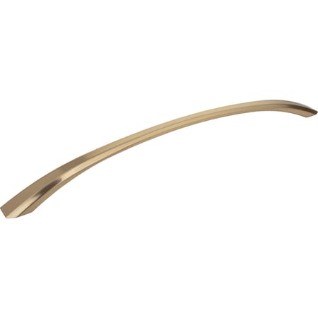 Jeffrey Alexander 18" Center-to-Center Satin Bronze Wheeler Appliance Handle 678-18SBZ